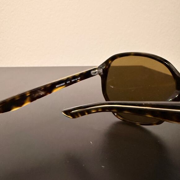 BALENCIAGA BB0005S EVERYDAY 0005 Havana Brown Oversized Sunglasses Authentic 002 main image 4